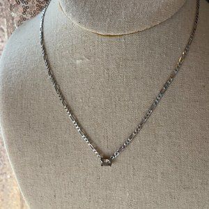 Figaro Emerald Cut Necklace (Smoke)